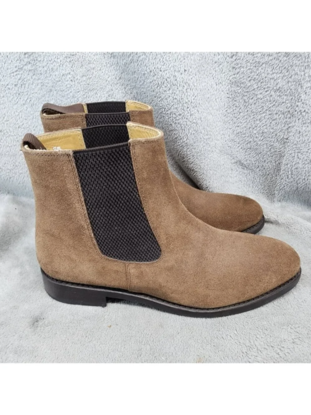 Samuel Windsor Shoes Mens 9.5 Brown Leather Chelsea Boots *Read*